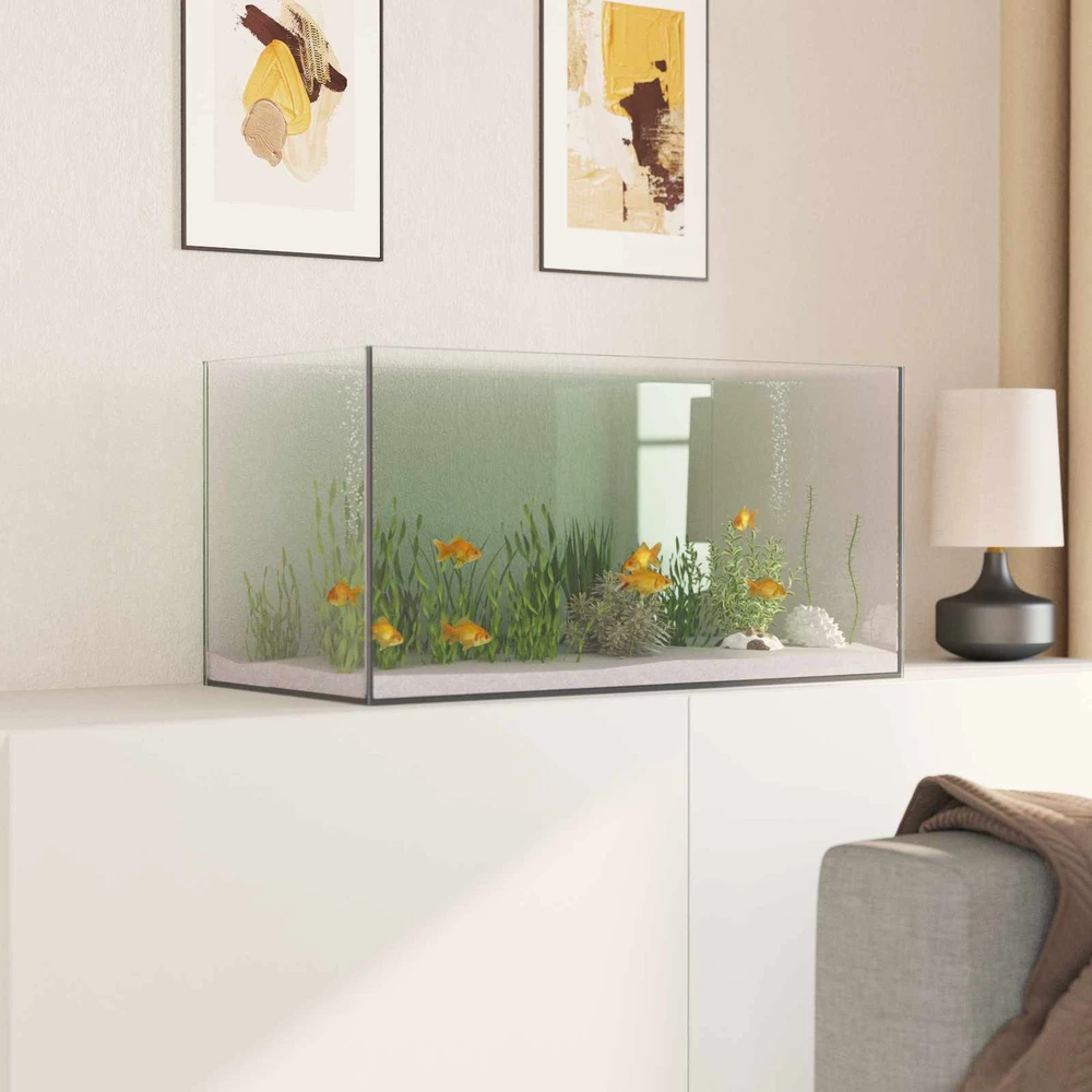 Akvariumas su saugykla Skaidrus 60 x 30 x 30 cm Stiklas