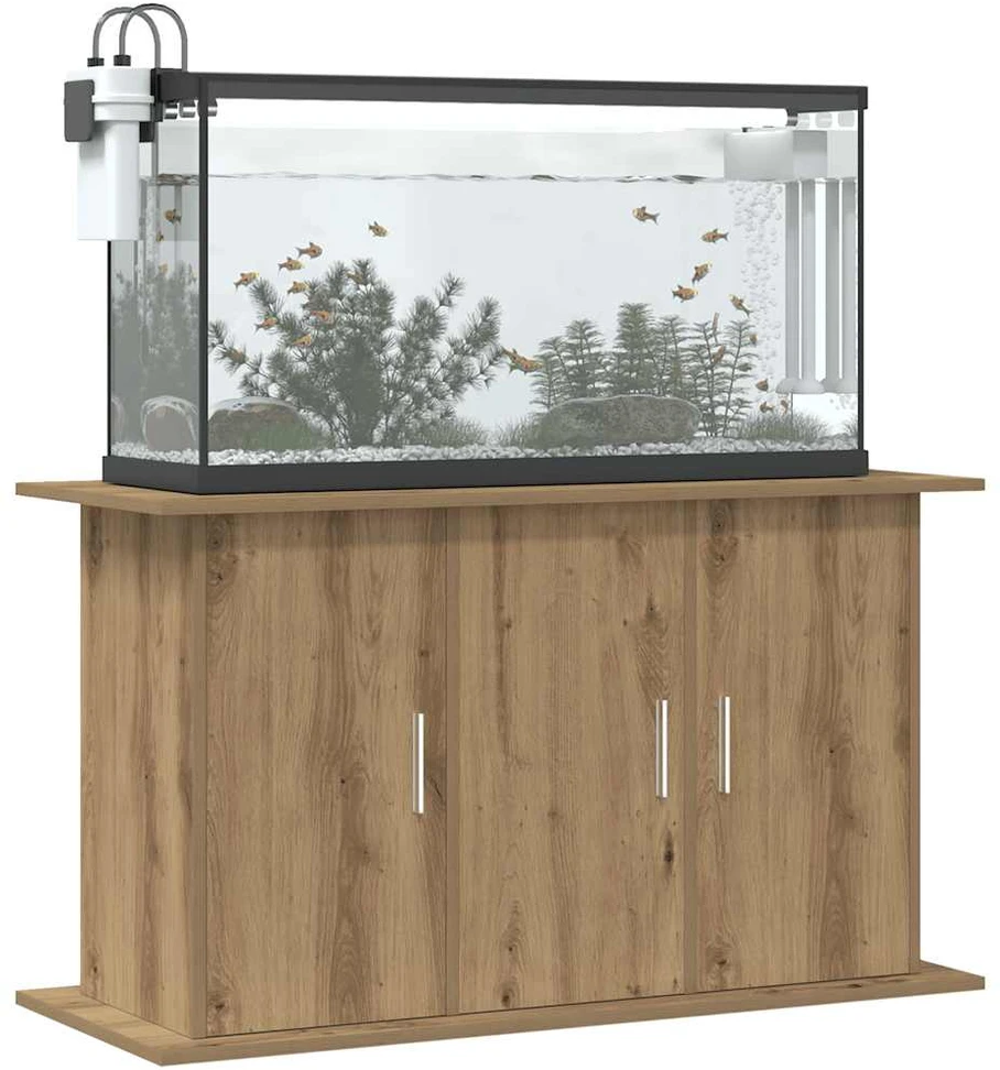 Akvariumo stovas, ąžuolo spalvos, 101x41x58cm, inžinerinė mediena