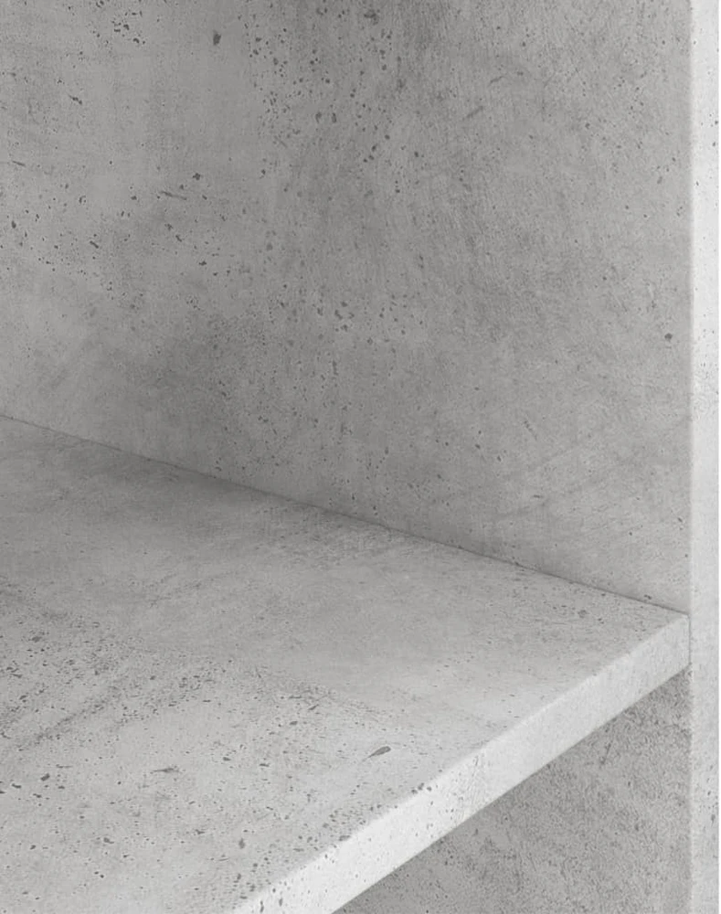 Akvariumo stovas, betono pilkas, 120x40x60cm, apdirbta mediena