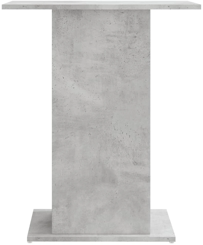 Akvariumo stovas, betono pilkas, 60,5x36x72,5cm, mediena