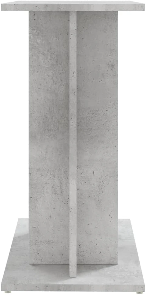 Akvariumo stovas, betono pilkas, 60x30x60cm, apdirbta mediena