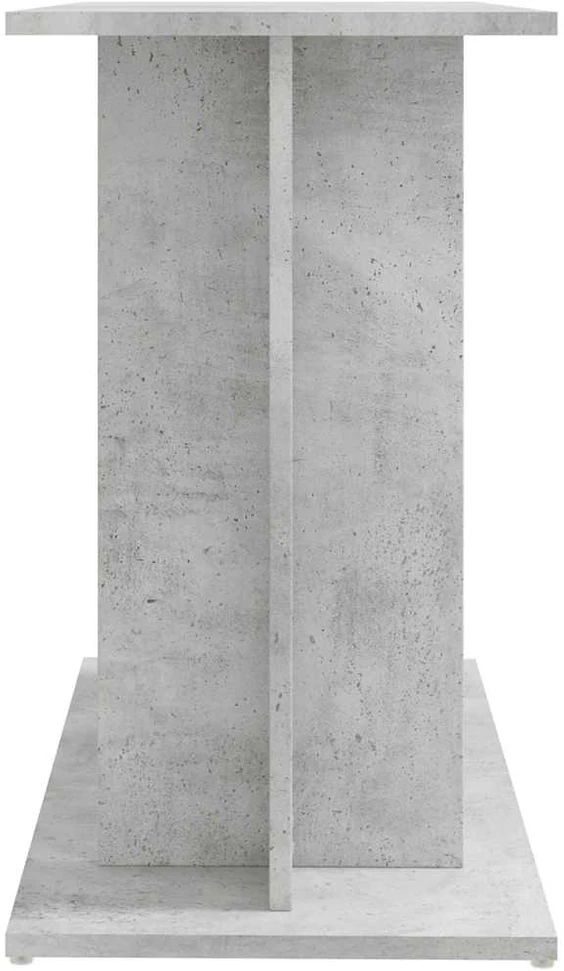 Akvariumo stovas, betono pilkas, 80x35x60cm, apdirbta mediena