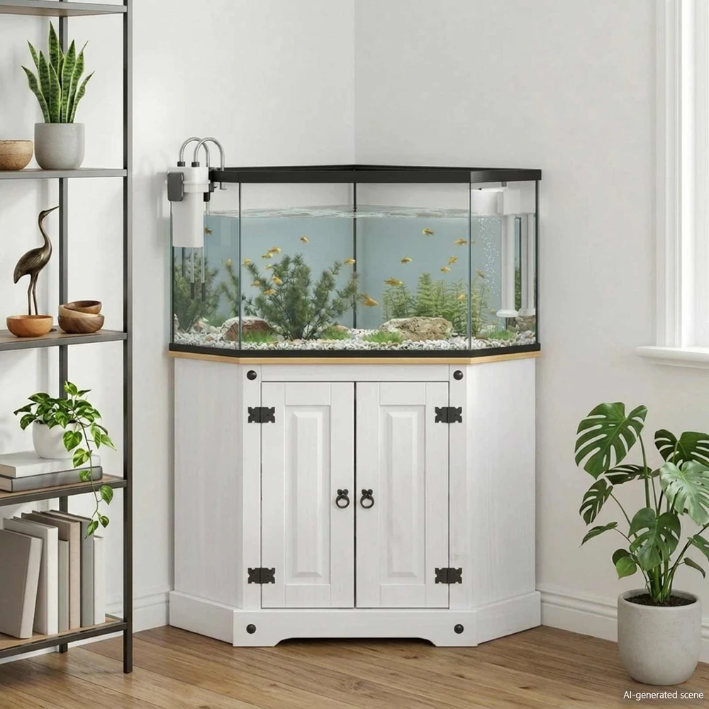 Akvariumo stovas CORONA Balta 70 x 70 x 73 cm 300 kg