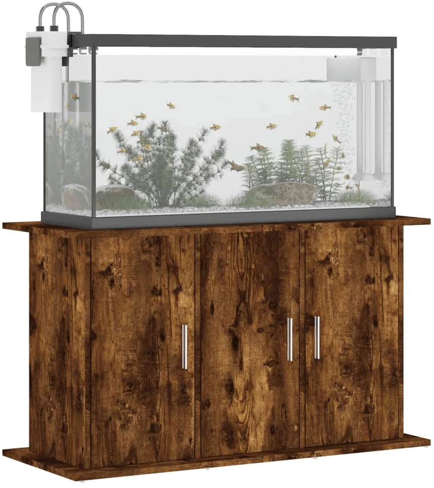 Akvariumo stovas, dūminio ąžuolo, 101x41x58cm, apdirbta mediena