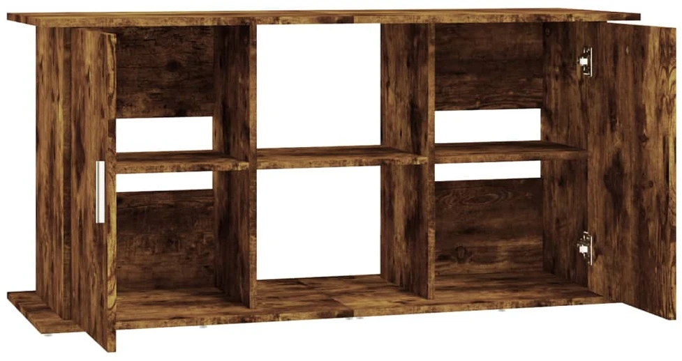 Akvariumo stovas, dūminio ąžuolo, 121x41x58cm, apdirbta mediena