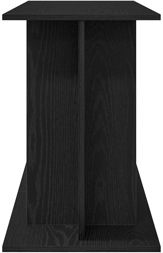 Akvariumo stovas, juodo ąžuolo, 120x40x60cm, inžinerinė mediena