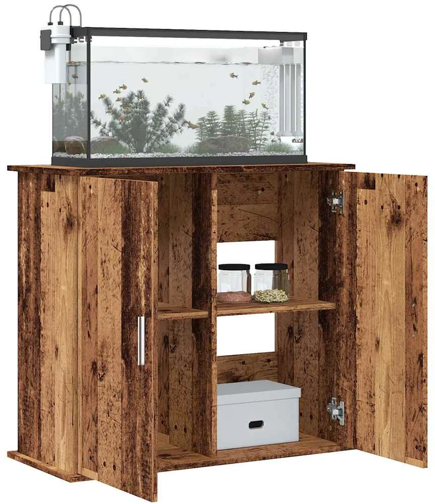 Akvariumo stovas, medienos, 81x36x73cm, apdirbta mediena