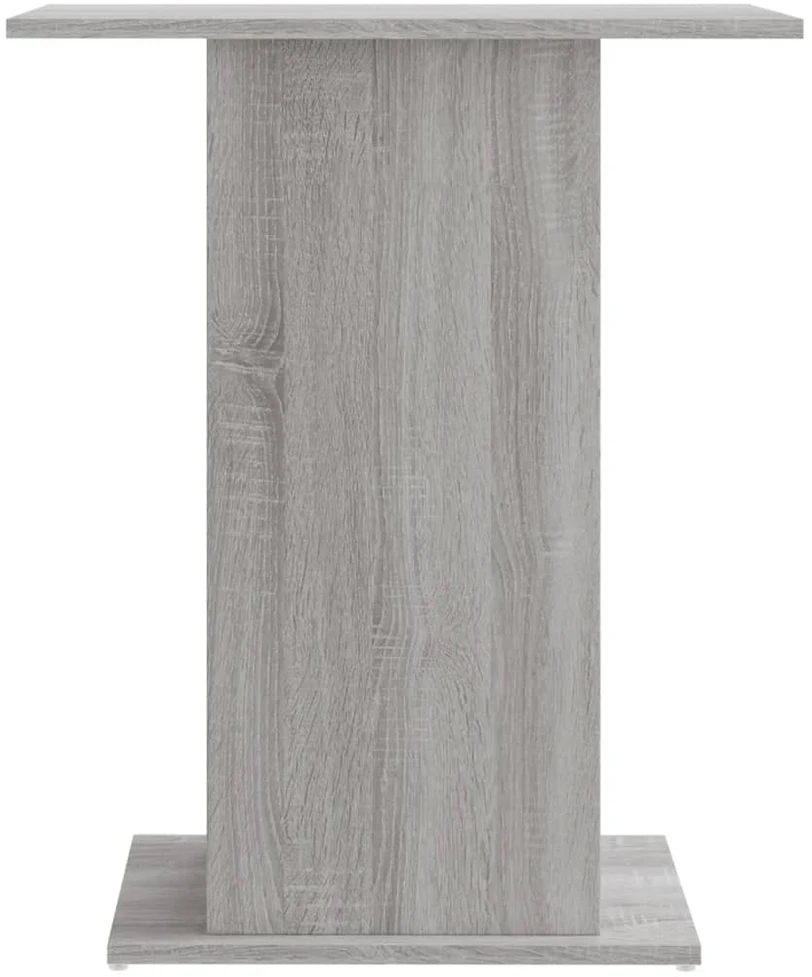 Akvariumo stovas, pilkas ąžuolo, 60,5x36x72,5cm, mediena