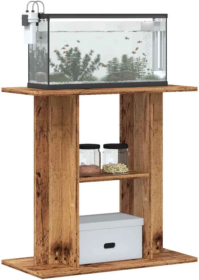 Akvariumo stovas, medienos, 60x30x60cm, apdirbta mediena
