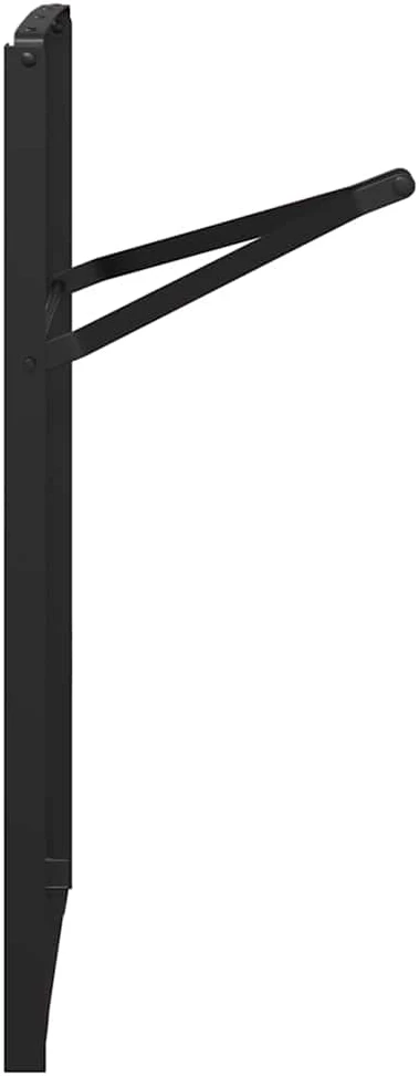 Alaus stalo koja 2 vnt. Juoda 39 x 3 x 75 cm