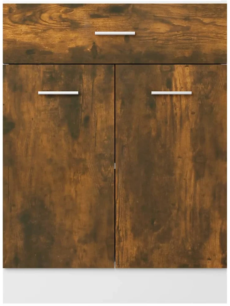 Apatinė spintelė su stalčiumi, ąžuolo, 60x46x81,5cm, mediena