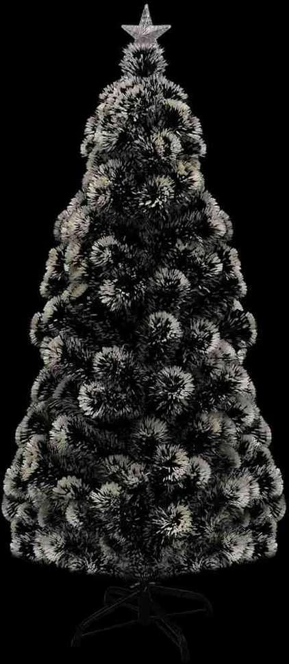 Apšviesta Kalėdų eglutė su stovu, 150cm, optinis pluoštas