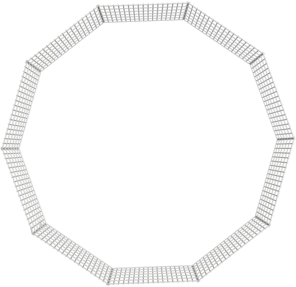 Aptvaras gyvūnams, 10 segmentų, 54x60cm, galvanizuota geležis