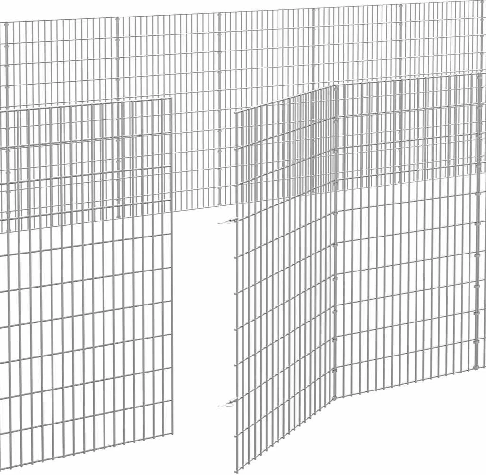 Aptvaras gyvūnams, 24 segmentai, 54x100cm, galvanizuota geležis