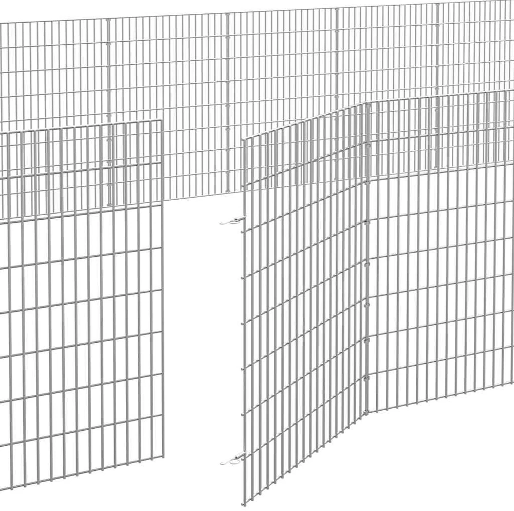 Aptvaras gyvūnams, 24 segmentai, 54x80cm, galvanizuota geležis
