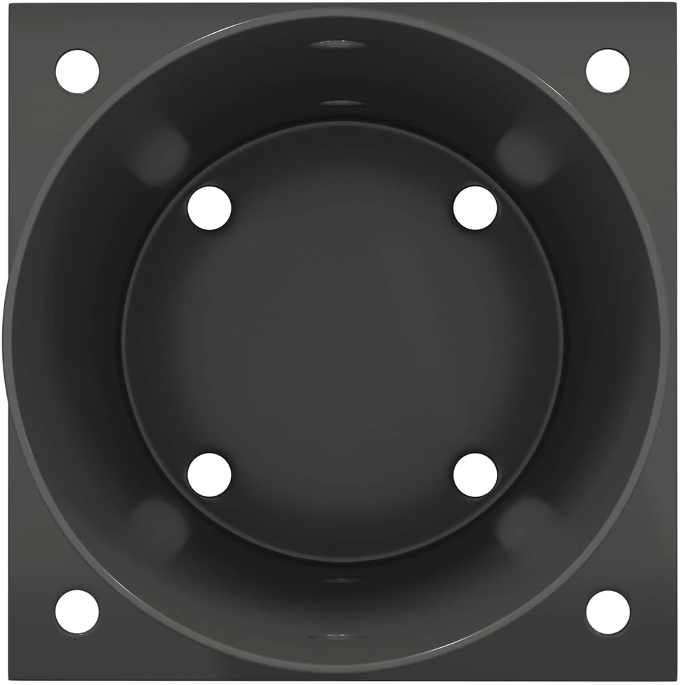 Apvalus žemės inkaras 12 vnt. Antracito 15 x 15 x 15 cm Metalas