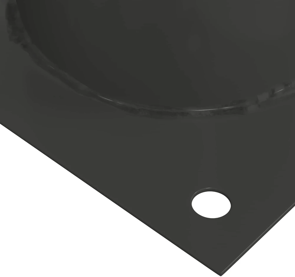 Apvalus žemės inkaras 12 vnt. Antracito 15 x 15 x 15 cm Metalas