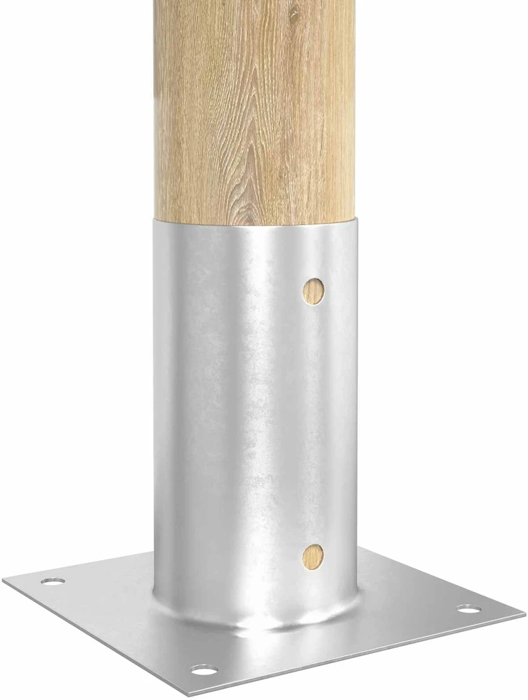 Apvalus žemės inkaras 12 vnt. Sidabrinė 15 x 15 x 15 cm Metalas