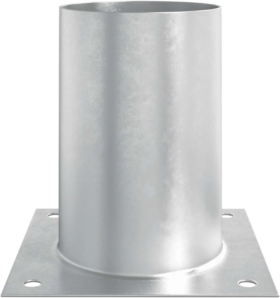 Apvalus žemės inkaras 4 vnt. Sidabrinė 15 x 15 x 15 cm Metalas