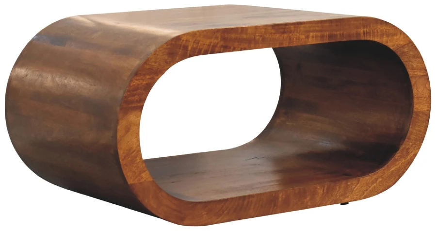 Artisan Furniture Amaya mango medienos kavos staliukas, kaštono atspalvio