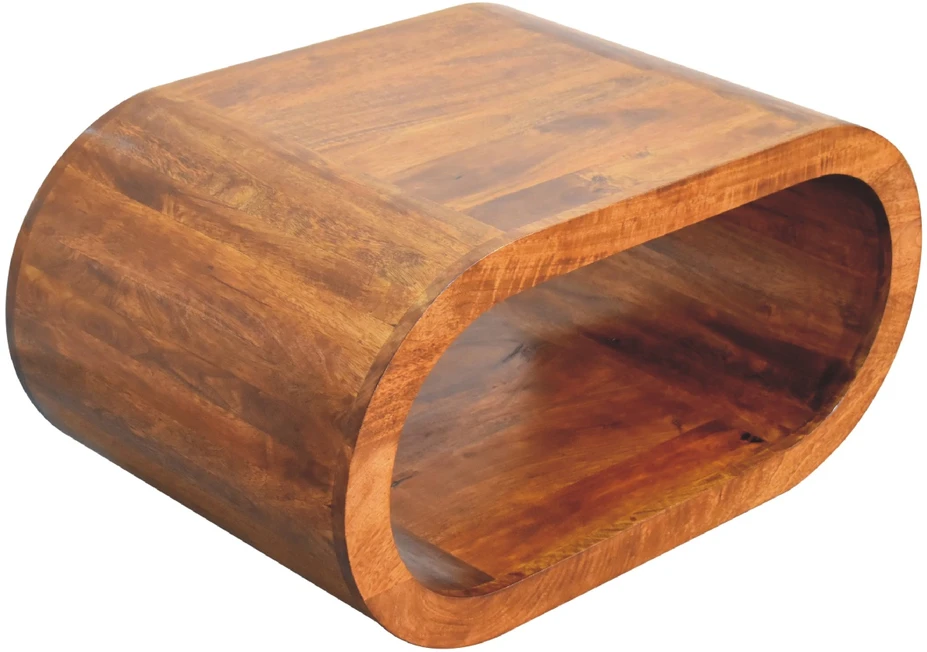 Artisan Furniture Amaya mango medienos kavos staliukas, kaštono atspalvio