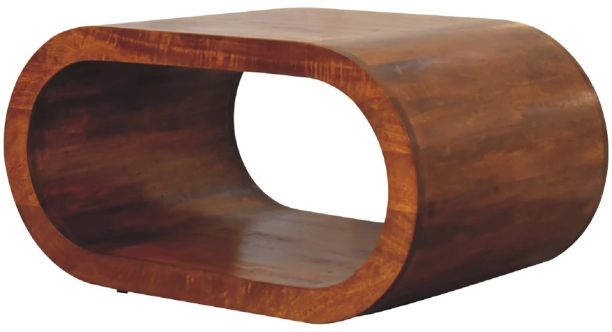 Artisan Furniture Amaya mango medienos kavos staliukas, kaštono atspalvio