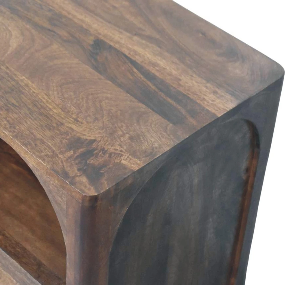 Artisan Furniture Arc-Line mango medienos naktinis staliukas