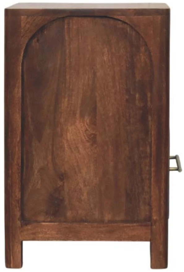 Artisan Furniture Arc-Line mango medienos naktinis staliukas