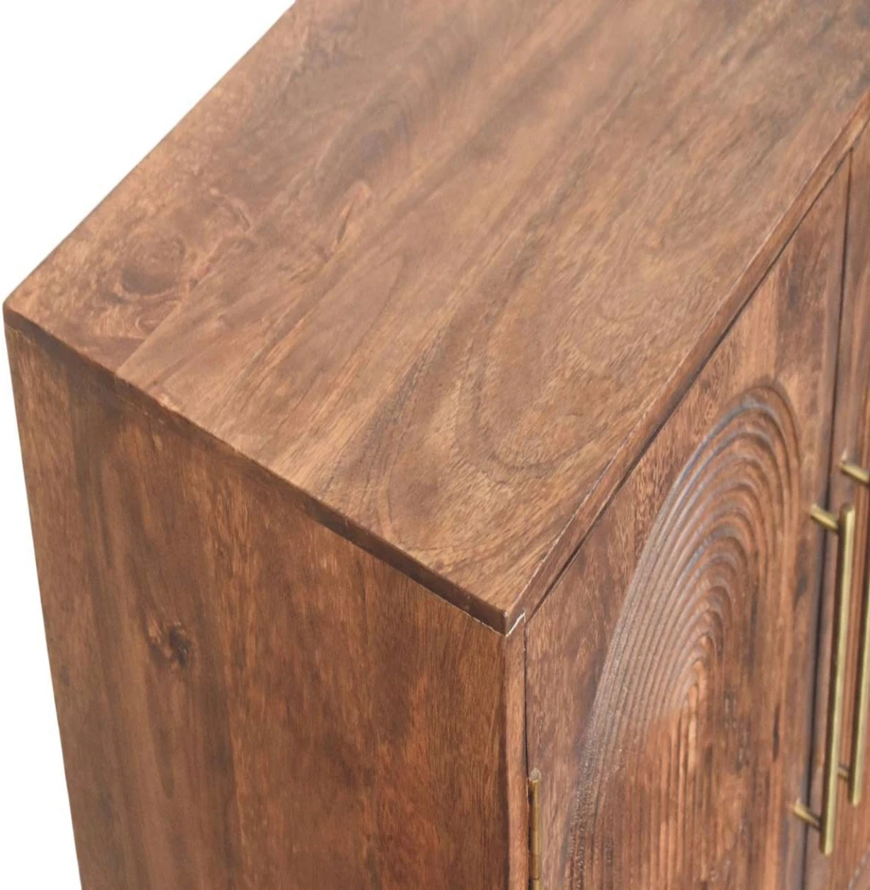 Artisan Furniture Arco komoda su griovelių rašto fasadais