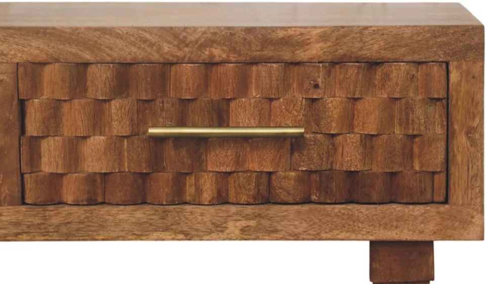Artisan Furniture Arno mango medienos konsolinis staliukas, tikmedžio atspalvio