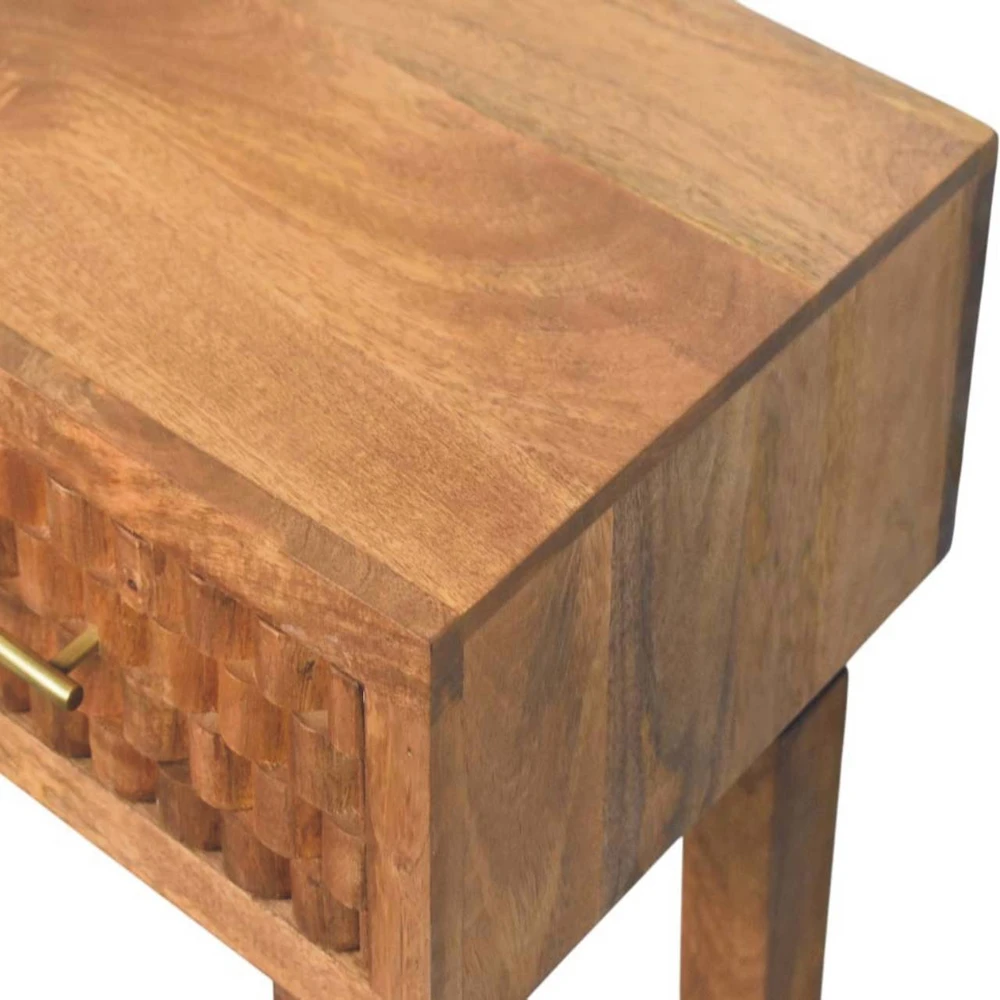 Artisan Furniture Arno mango medienos konsolinis staliukas, tikmedžio atspalvio