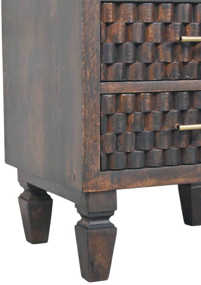 Artisan Furniture Arno mango medienos naktinis staliukas
