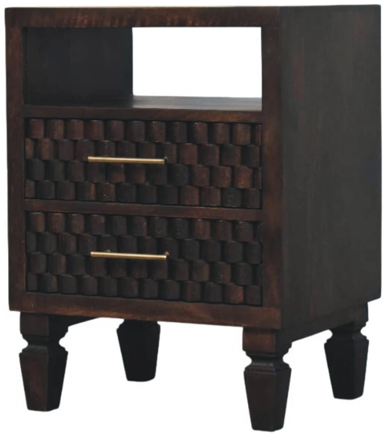 Artisan Furniture Arno mango medienos naktinis staliukas
