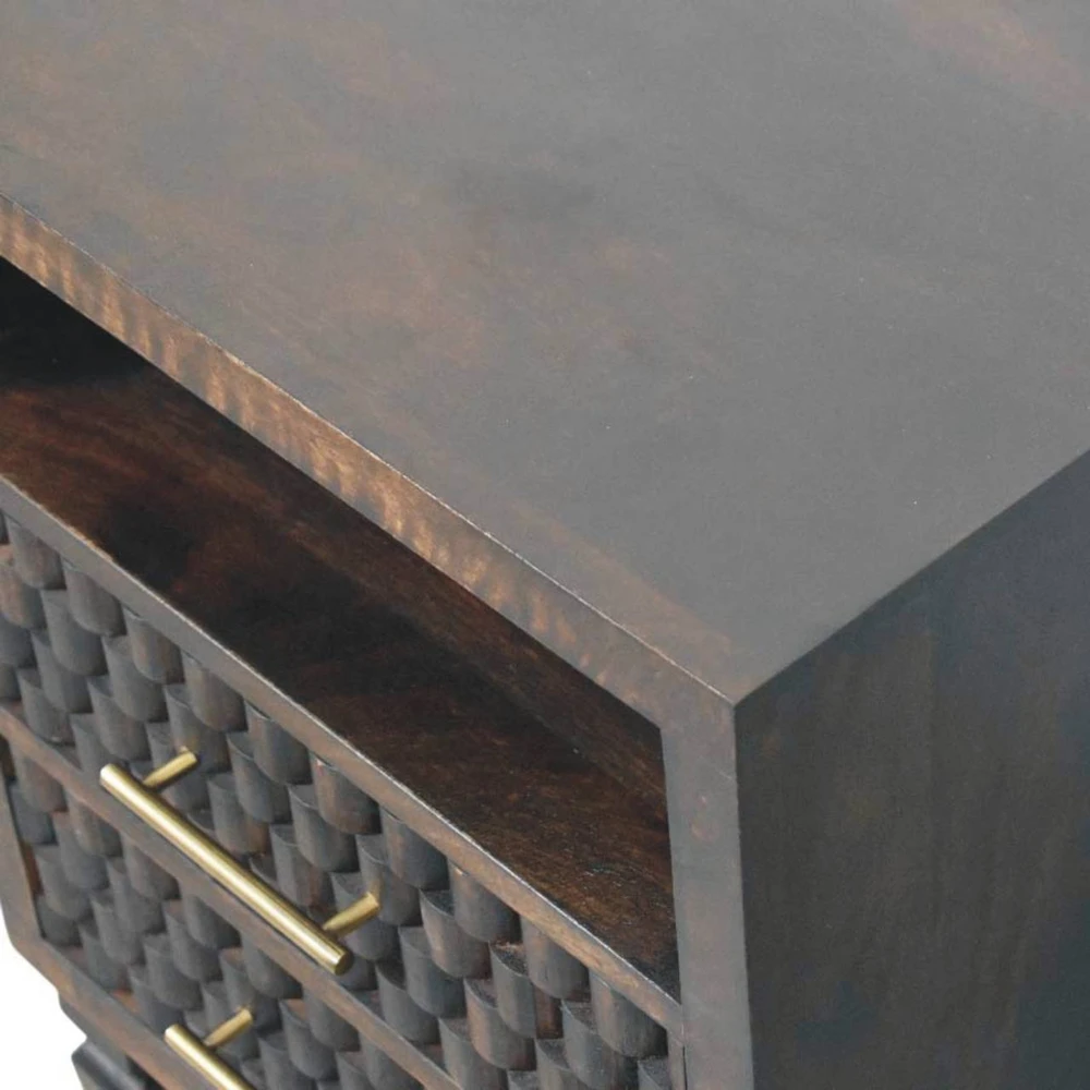 Artisan Furniture Arno mango medienos naktinis staliukas