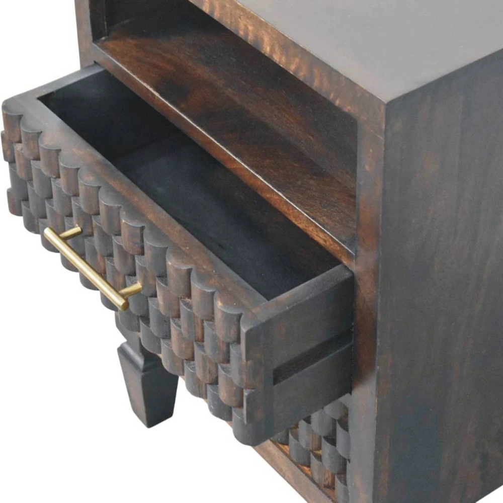 Artisan Furniture Arno mango medienos naktinis staliukas