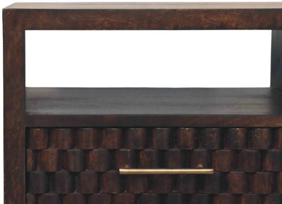 Artisan Furniture Arno mango medienos naktinis staliukas