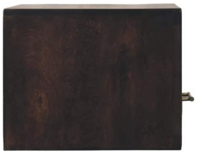 Artisan Furniture Arno prie sienos montuojamas mango medienos naktinis staliukas