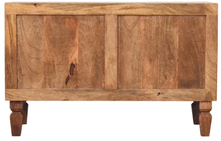 Artisan Furniture Arno Shoe Storage mango medienos batų spintelė, tikmedžio atspalvio