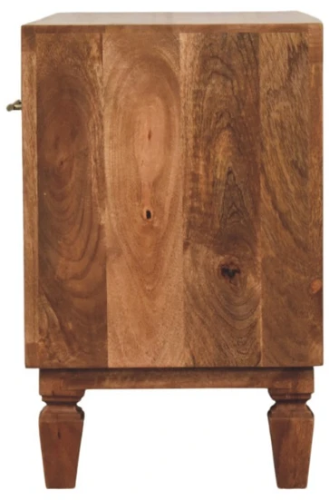 Artisan Furniture Arno Shoe Storage mango medienos batų spintelė, tikmedžio atspalvio
