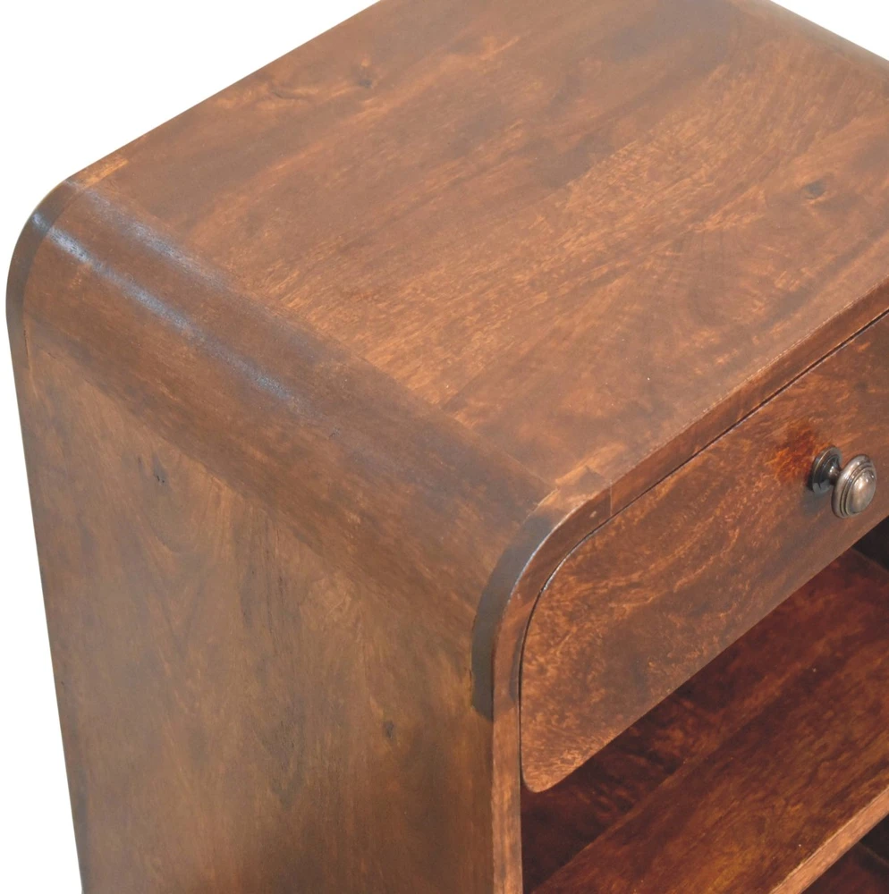 Artisan Furniture Aspen atviras mango medienos naktinis staliukas