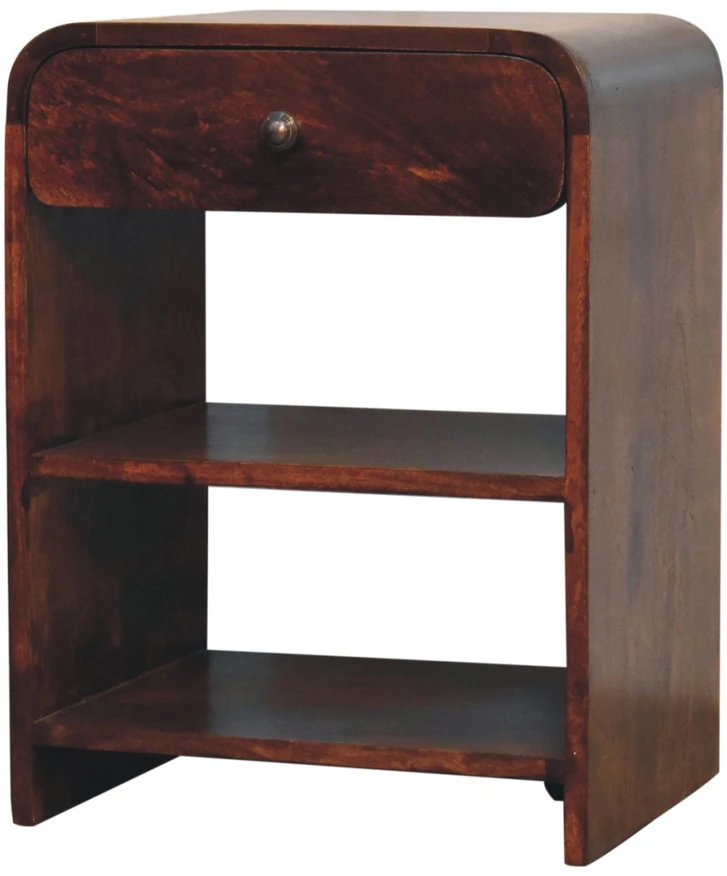 Artisan Furniture Aspen atviras mango medienos naktinis staliukas