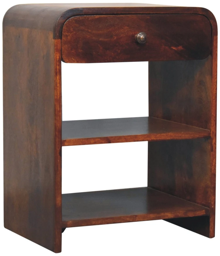 Artisan Furniture Aspen atviras mango medienos naktinis staliukas
