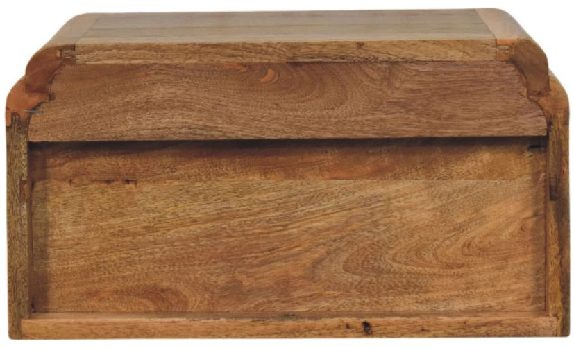 Artisan Furniture Avora prie sienos montuojamas mango medienos naktinis staliukas