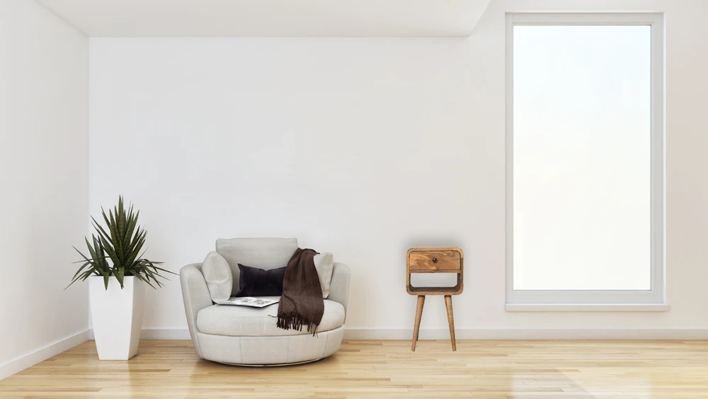 Artisan Furniture Ąžuolo atspalvio mini naktinis staliukas, 30 cm