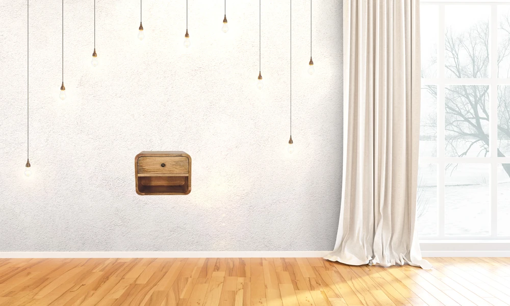 Artisan Furniture Ąžuolo atspalvio mini naktinis staliukas, 30 cm