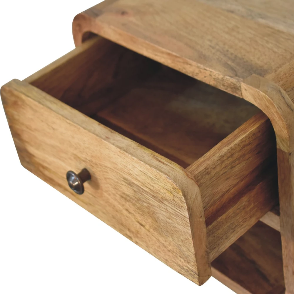 Artisan Furniture Ąžuolo atspalvio mini naktinis staliukas, 30 cm