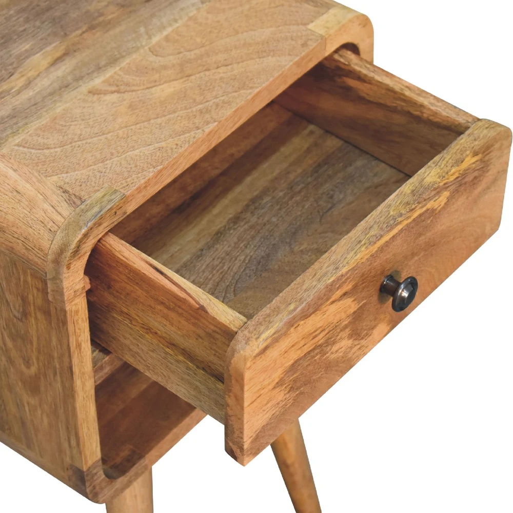 Artisan Furniture Ąžuolo atspalvio mini naktinis staliukas, 30 cm