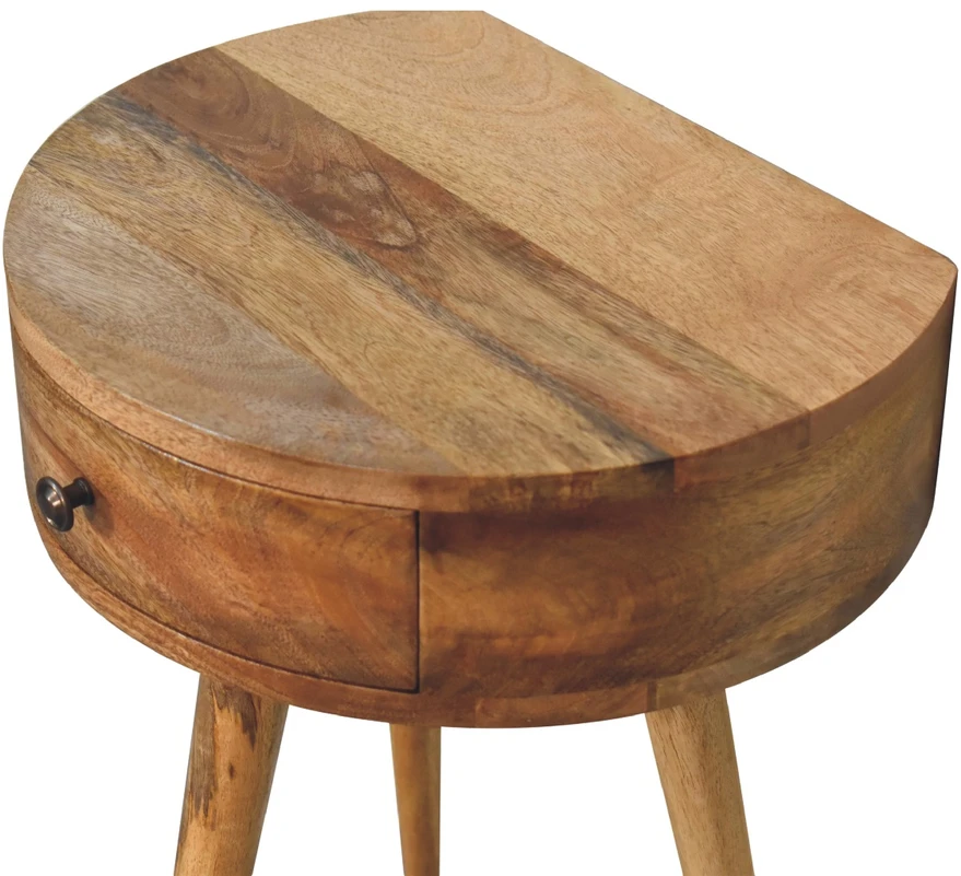 Artisan Furniture Ąžuolo atspalvio mini naktinis staliukas, 40 cm