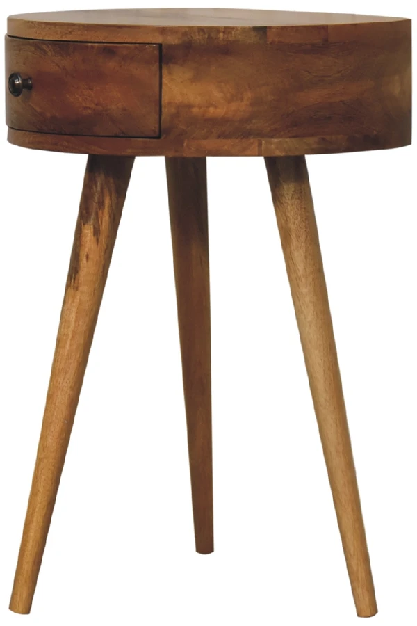 Artisan Furniture Ąžuolo atspalvio mini naktinis staliukas, 40 cm