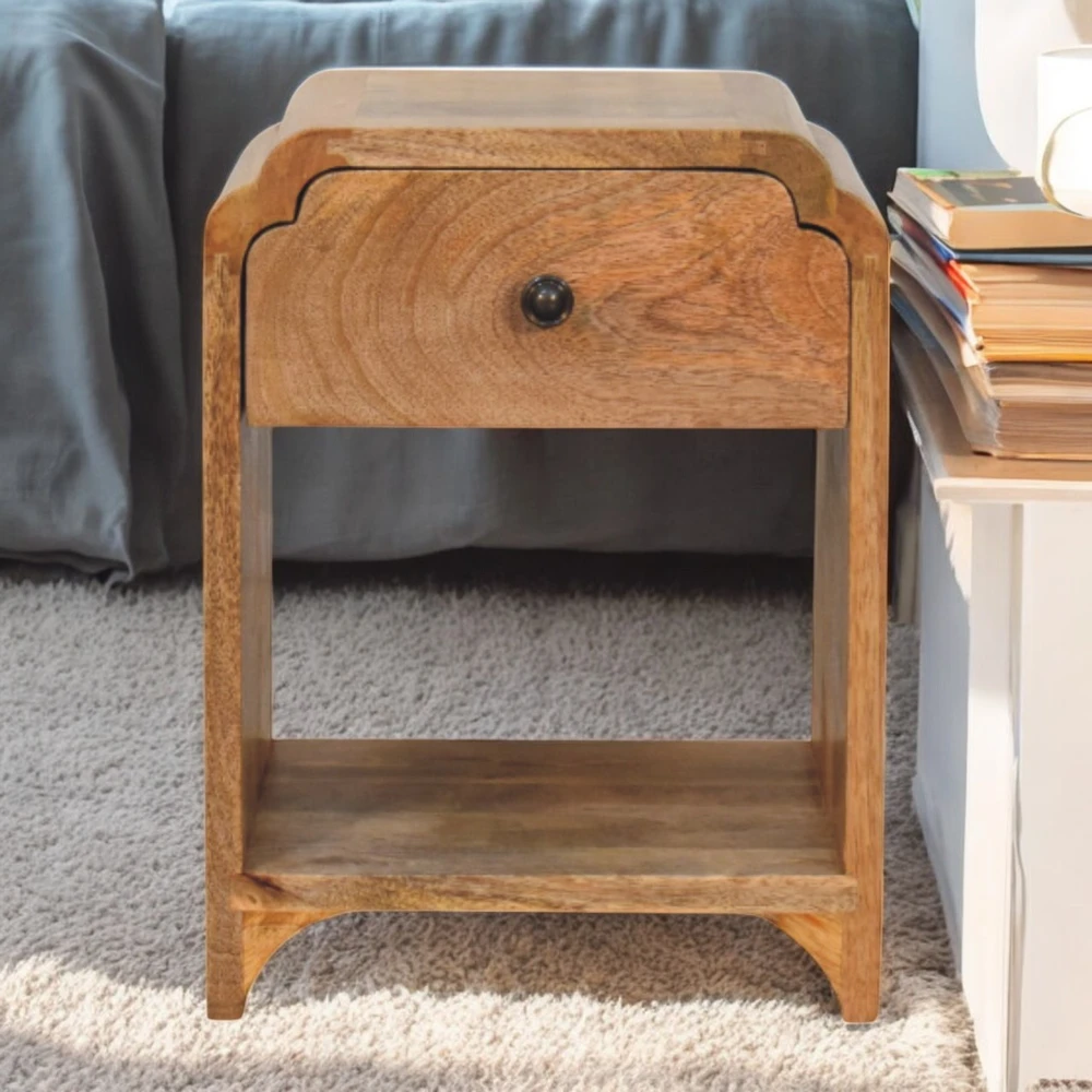 Artisan Furniture Ąžuolo atspalvio mini naktinis staliukas, 30 cm